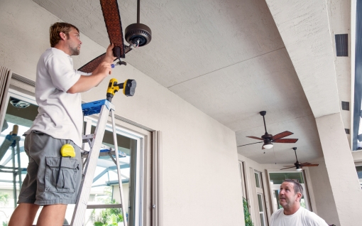 Electrician in Long Beach Ceiling Fan Installation